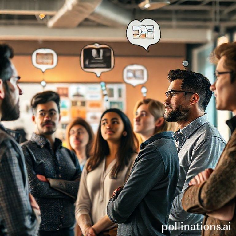 A diverse group of people, each looking thoughtfully at a digital screen showing different products and services, with thought bubbles above their heads indicating desire and contemplation. The scene is set in a modern, collaborative workspace with warm, natural lighting and subtle tech elements. The mood is focused and aspirational, with a mix of vibrant and soft colors, ultra realistic, highly detailed, 8k quality, photorealistic